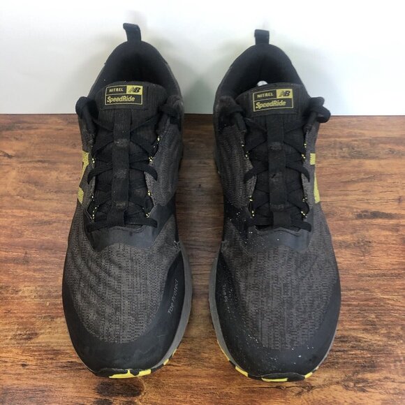 New Balance Nitrel Shoes Mens SZ 12 Yellow Black Speedride Athletic Toe‎ Protect - Picture 2 of 11